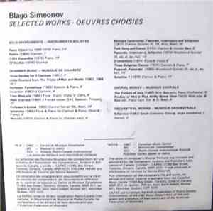 Blago Simeonov - Portrait Musical - Portrait No.9