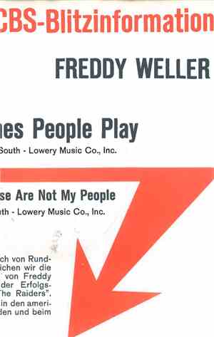Freddy Weller - Games People Play / These Are Not My People