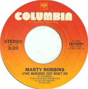 Marty Robbins - Some Memories Just Won't Die