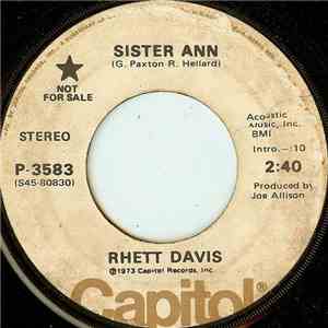 Rhett Davis  - Sister Ann