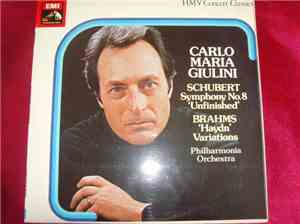 Schubert, Brahms, Carlo Maria Giulini, Philharmonia Orchestra - «Unfinished ...