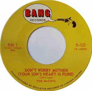 The Mc Coys - Don't Worry Mother, Your Son's Heart Is Pure / Ko-Ko