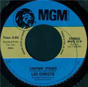 Lou Christie - Lightnin' Strikes / Rhapsody In The Rain