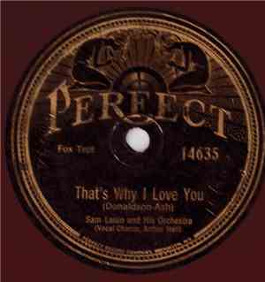 Sam Lanin And His Orchestra  /  Five Birmingham Babies - That's Why I Love  ...