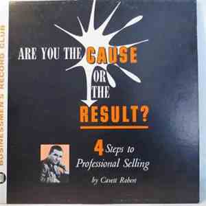 Cavett Robert - Are You The Cause Or The Result?