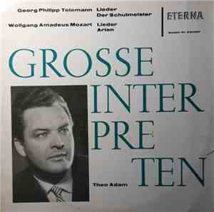 Georg Philipp Telemann / Wolfgang Amadeus Mozart, Theo Adam - Lieder, Der S ...