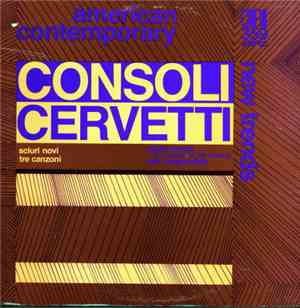 Marc-Antonio Consoli / Sergio Cervetti - Sciuri Novi/Tre Canzoni/Guitar Mus ...