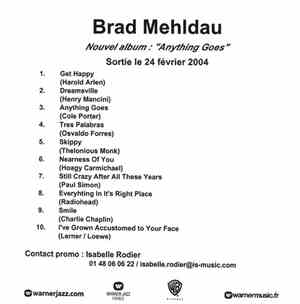 Brad Mehldau - Anything Goes