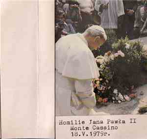 Radio Vaticana - Homilie Jana Pawła II Monte Cassino 18.V.1979
