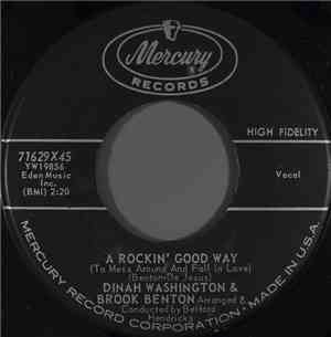 Dinah Washington & Brook Benton - A Rockin' Good Way (To Mess Around And Fa ...