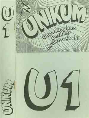 Various - Unikum - Unabhängiges Berliner Musikmagazin - U1