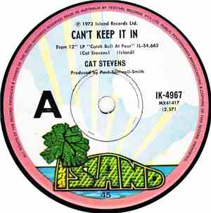 Cat Stevens - Can't Keep It In