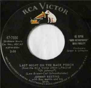 Johnny Restivo - Last Night On The Back Porch