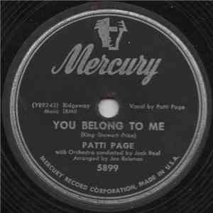 Patti Page - You Belong To Me / I Went To Your Wedding
