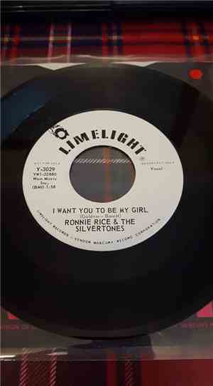 Ronnie Rice & The Silvertones - I Want You To Be My Girl