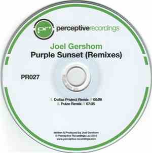 Joel Gershom - Purple Sunset (Remixes)