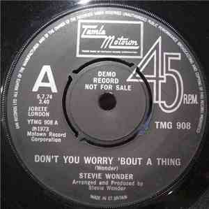 Stevie Wonder - Don't You Worry 'Bout A Thing / Do Yourself A Favor