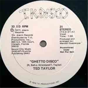 Ted Taylor - Ghetto Disco