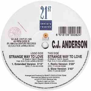 C.J. Anderson - Strange Way To Love