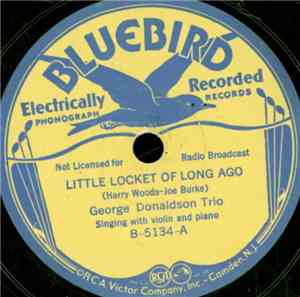 George Donaldson Trio - Little Locket Of Long Ago / Old Nebraska Moon
