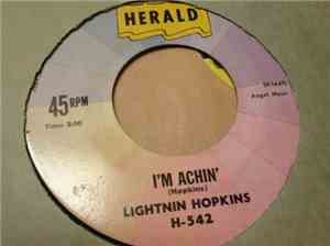 Lightnin Hopkins - I'm Achin' / Let's Move