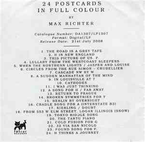 Max Richter - 24 Postcards In Full Colour
