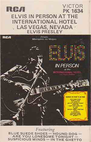 Elvis Presley - Elvis In Person At The International Hotel Las Vegas, Nevad ...