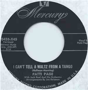 Patti Page With Jack Rael And His Orchestra - I Can't Tell A Waltz From A T ...
