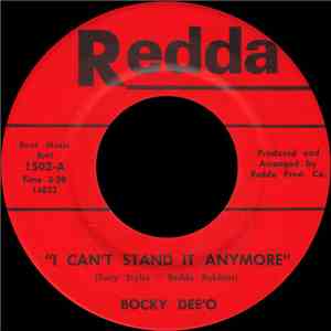 Bocky Dee'o - I Can't Stand It Anymore