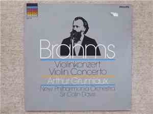 Johannes Brahms, Arthur Grumiaux, New Philharmonia Orchestra, Sir Colin Dav ...