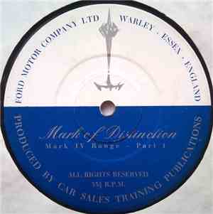 Unknown Artist - Mark Of Distinction