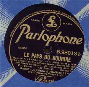 Marcelle Loria, Francis Lenzi - Le Pays Du Sourire