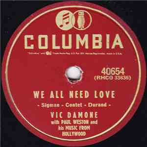 Vic Damone - We All Need Love / On The Street Where You Live