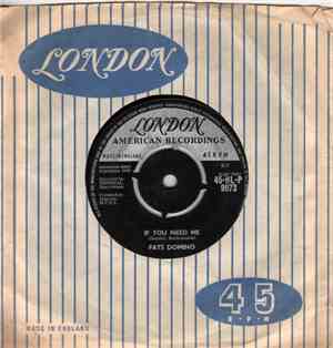 Fats Domino - If You Need Me