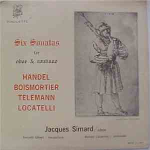 Jacques Simard - Six Sonatas For Oboe & Continuo