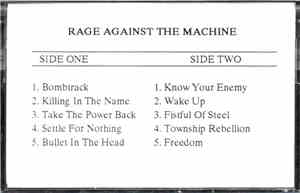 Rage Against The Machine - Rage Against The Machine