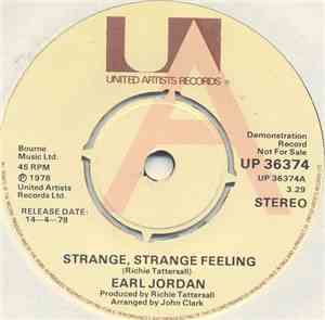 Earl Jordan - Strange, Strange Feeling