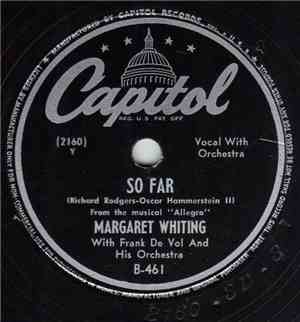 Margaret Whiting With Frank De Vol And His Orchestra - So Far / Lazy Countr ...