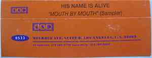 His Name Is Alive - Selections From Mouth By Mouth