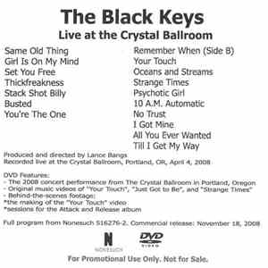 The Black Keys - Live At The Crystal Ballroom