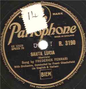 Frederick Ferrari - Santa Lucia / Catari, Catari (Calling For You)