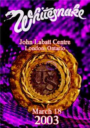 Whitesnake - John Labatt Centre - London, Ontario - March 18, 2003