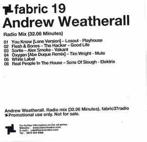 Andrew Weatherall - Fabric 19 (Radio Mix)