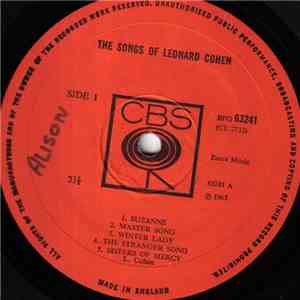 Leonard Cohen - Songs Of Leonard Cohen