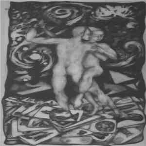 Delilah Gutman, Drawing Virtual Gardens - Charcoals
