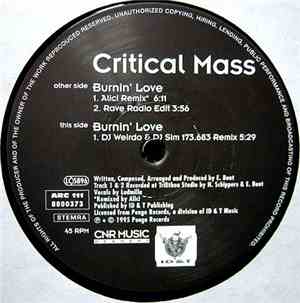 Critical Mass - Burnin' Love
