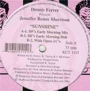 Dennis Ferrer Presents Jennifer Renee Morrison - Sunshine
