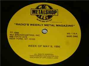 Various - Metalshop - Radio's Weekly Metal Magazine (Week Of May 9, 1986)