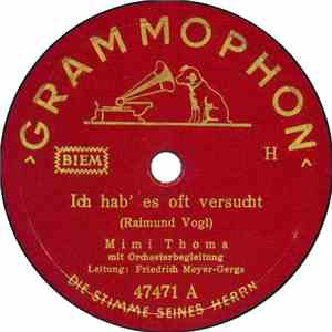 Mimi Thoma - Ich Hab' Es Oft Versucht / Alles Ist Bestimmung Im Leben