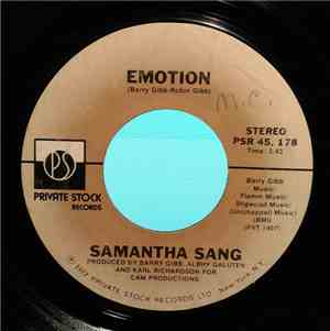 Samantha Sang - Emotion / When Love Is Gone